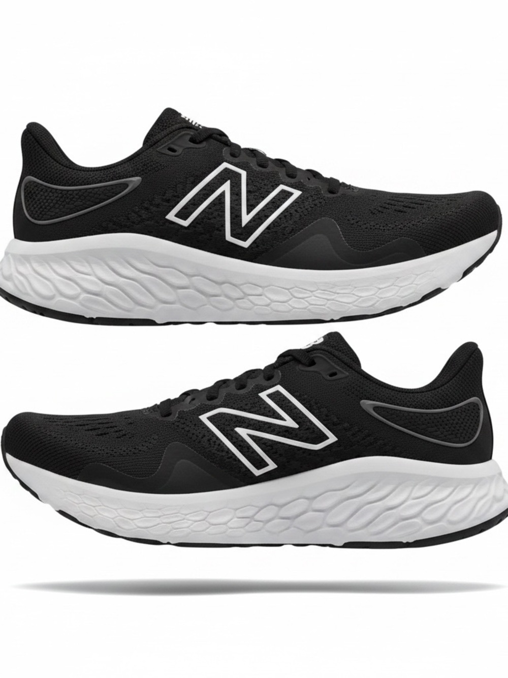 New Balance Fresh Foam X 1080v12 Black White Running Shoes Women's Size 8